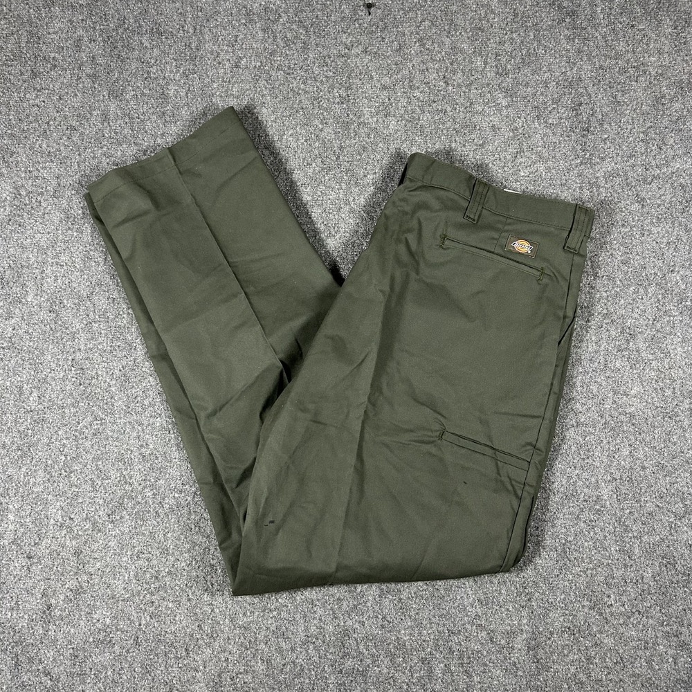 NWT Dickies Skateboarding Regular Fit Green Work Pants Men's 42 #2692